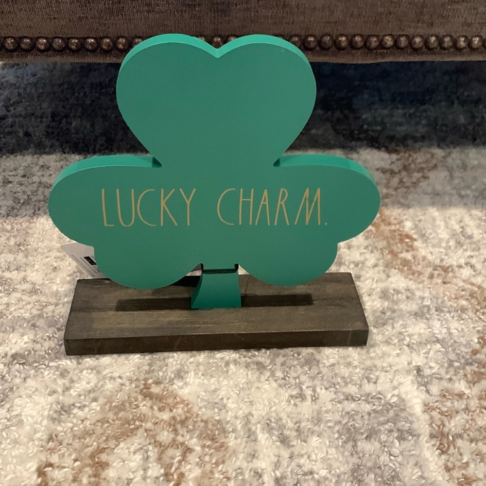 New Rae Dunn Lucky Charm wooden sign